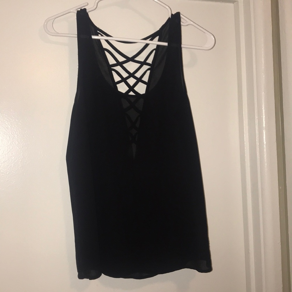 Sheer tank top!